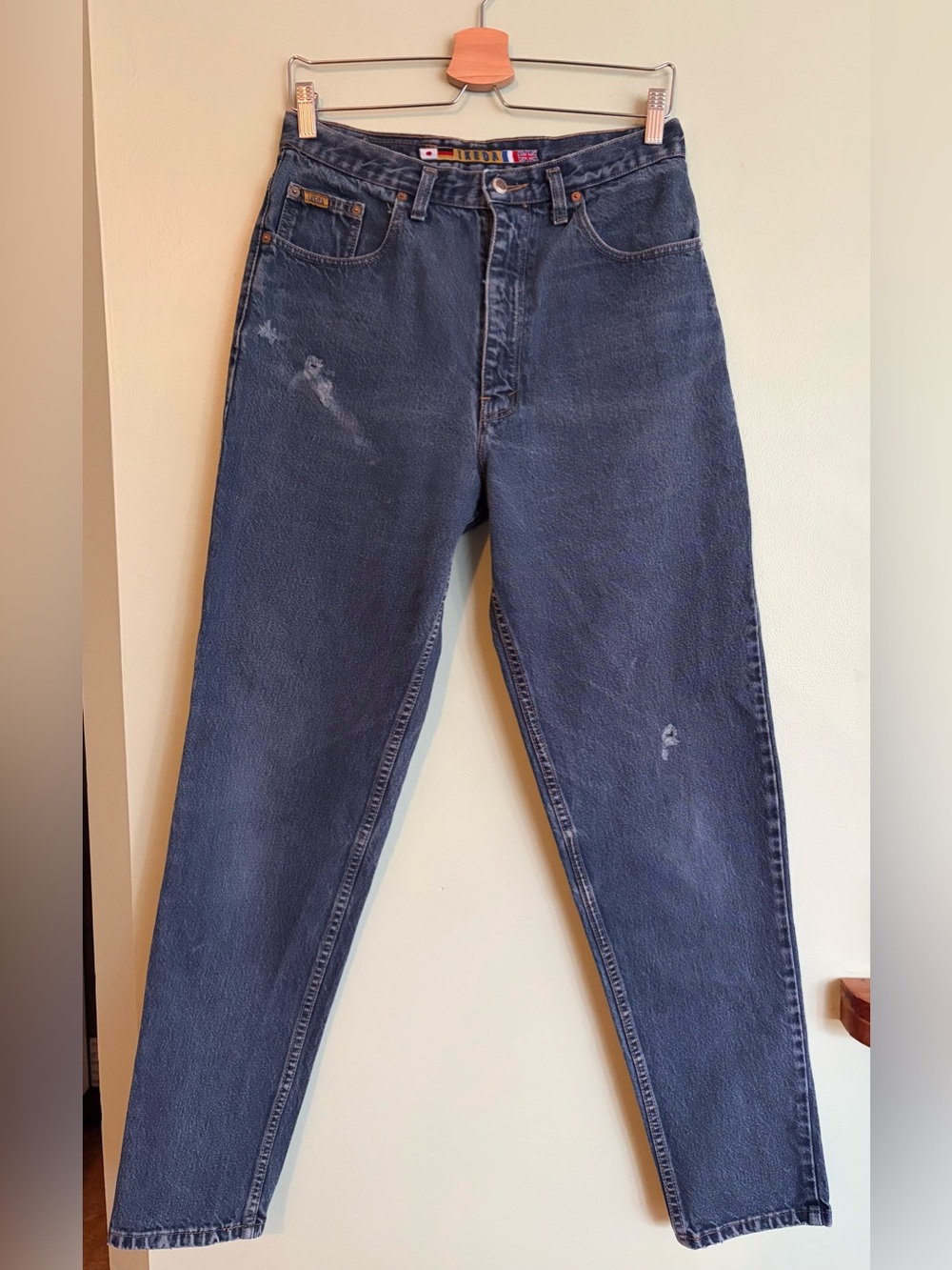Vintage Ikeda Jeans 90s High Waisted Tapered Mom Denim Canada W28 L32 Streetwear